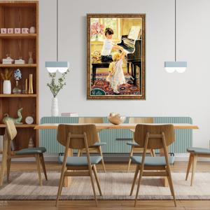 1000피스 직소퍼즐 피아노 치는 남매 인테리어액자 PL1279