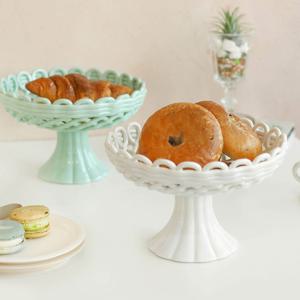 [5% 특별 할인!] 핸드메이드 세라믹 바구니 케이크스탠드