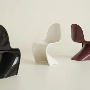커브 미니어처 모형 미니 의자 소품