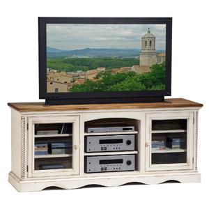 엔틱수입가구 원목 투톤 빈티지화이트 4508-880 티비스탠드 수납장