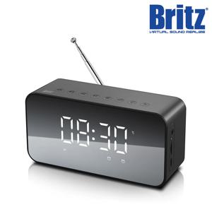 BZ-MX2100 블루투스 스피커 라디오 알람 LED 탁상 시계 휴대용 무선