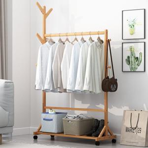 스탠 원목 행거 800 옷걸이 스탠딩 튼튼한 우드 행거