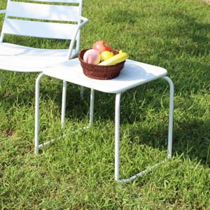 [리퍼] 글로우 2인 테이블 야외용 철제 카페 식탁 책상 4colors