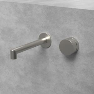 뉴코인 2338N 니켈 벽매립 세면수전