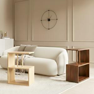 모던 식스 더블바 사이드테이블 협탁 침대 감성 인테리어