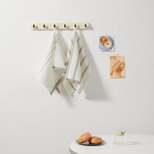 거즈 주방 고리타월 2개_50X30CM_그린