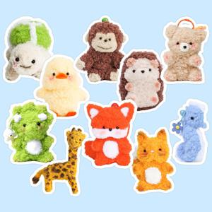 DIY 애니멀 모루 인형 키링 철사 동물 가방고리 만들기