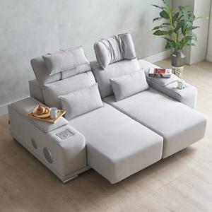 루엔 모션소파  전동 리클라이너 3인용  패브릭 쇼파 고급형(스피커형)