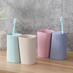 화장실 거꾸로 칫솔꽂이 양치컵