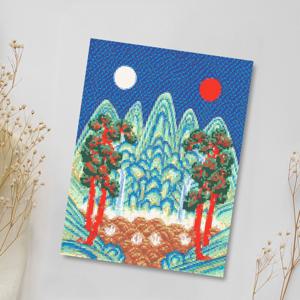 DIY 보석십자수 액자형캔버스_명화시리즈 일월오봉도 (30X40)