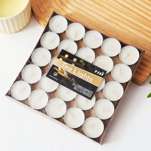 57도씨 티라이트 캔들 50PCS 2시간 무향