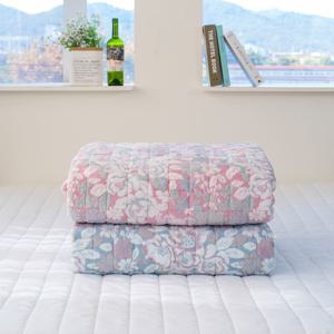 국내생산 코트니 극세사 차렵이불 침구세트 (이불+베개커버+패드) 겨울용