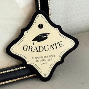 졸업택 입학 구디백 선물 포장택 클래시 학사모 모양택 30매