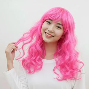 웨이브 여성 파티가발 푸치샤 통가발 패션 여장 분장 코스프레 공연 축제