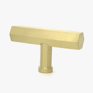 비너스 1구 육각 황동 가구손잡이 서랍장 교체 골드 9193-GD