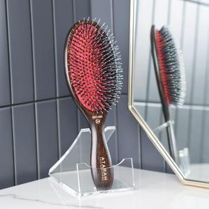 돈모쿠션 멧돼지털 라운드 헤어 브러쉬