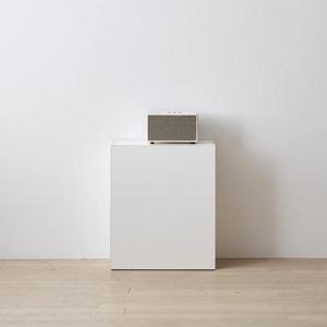 로넌 화이트 2단 600 책장 (도어형)