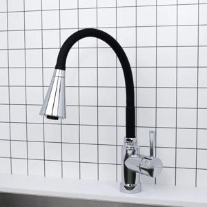 코브라 실리콘 주방수전 기본형 블랙 싱크대수전 주방 수도꼭지 자바라 전국설치가능