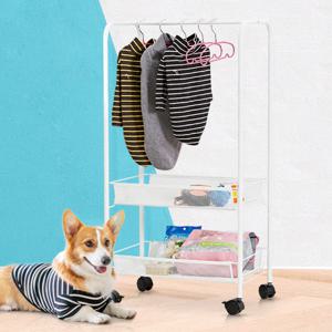 토모 강아지 2단 선반 옷걸이 행거