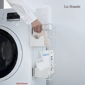 [리퍼] 무타공 자석 세탁기 옆 틈새공간 활용 철제 슬라이딩 수납 선반