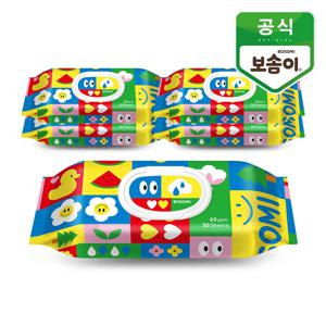 보솜이 펀앤플레이 아기물티슈 슬림캡 30매 5개
