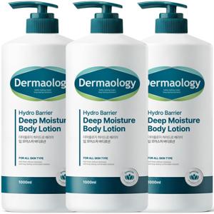 1+1+1 딥 모이스처 대용량 바디로션 1L 향좋은 고보습 퍼퓸 남자 여자 보습 바디크림