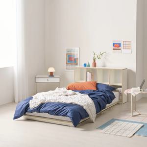 [리퍼] 마음에 드는 E0 화이트 저상형 평상침대SS_W08