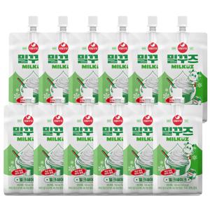 밀크쉐이크 아이스크림 밀꾸즈 150mlx12개