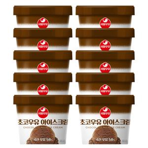 초코우유 아이스크림 100mlx10개