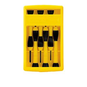 STHT66052-8 그립 정밀 드라이버 세트 6PCS 일자 십자 시계드라이버 회전식 헤드