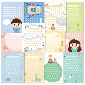 칭찬스티커판 단품 50장세트 칭찬판 (판만 50매 구성)