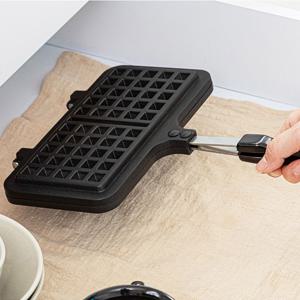 와이드 2구 와플팬 / 호떡 와플메이커 떡구이 크로플