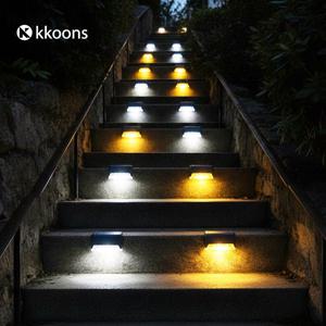2+2 4P세트 간편설치 LED 태양광 센서등 문주등 태양열 계단등