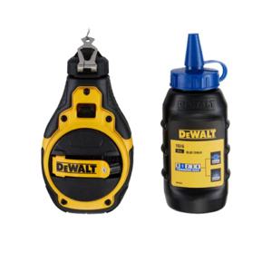 DWHT48333BC 에센셜 30m 블루 초크라인 세트 (분통 113g) 먹선 먹통 먹줄