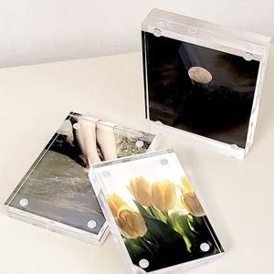 스탠드 투명 아크릴 포카 폴라로이드 미니 사진 액자