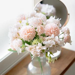 로맨틱 가득 플라워 조화 6colors 인테리어 꽃 장식 소품