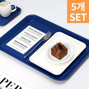 [국내생산] 컬러팝 트레이 쟁반 플라스틱 사각 미니 홈 카페