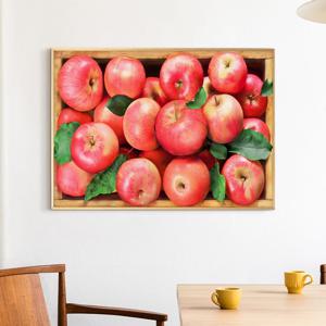 풍수 사과 그림 액자 인테리어 금전운 포스터 액자 - 13. 빨간사과상자