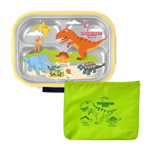 티라노 공룡 캐릭터 유아 어린이집 뚜껑식판 도시락통 가방 배식판 아기식기 이유식