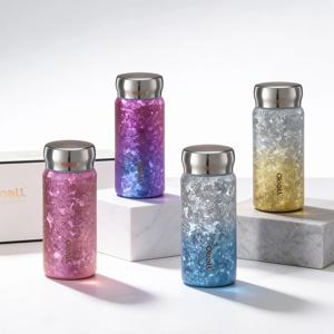 티타늄 포켓 팜 오볼 텀블러 210ml 초경량 미니텀블러 보온 보냉