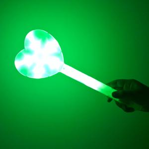 LED 그린 하트봉 대형 축제 굿즈 굿즈 응원 콘서트 단체봉 단체 소품 꾸미기 공주