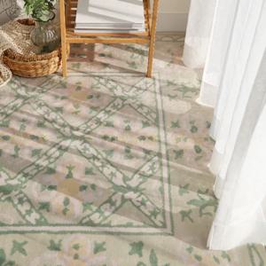 [리퍼] 사계절 물세탁 단모 빈티지 가든 러그 카페트 2size