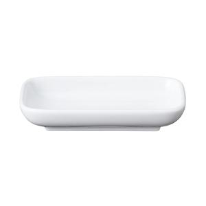 백자 직사각 접시 S