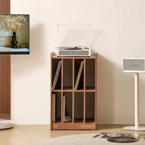 [리퍼] 비트 원목 오픈 2단 LP 수납책장 500 B형_F168