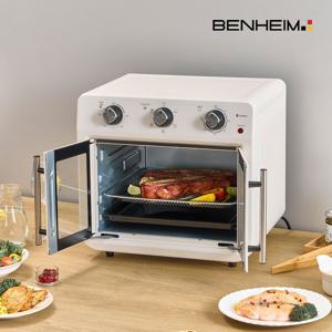 25리터 특대용량 내열유리 양문형 오븐형 에어프라이어