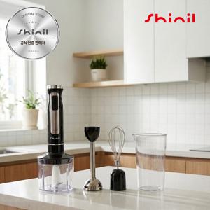 핸드블렌더 SMX-SC700HB 블랙 이유식 만능 다지기 초퍼 거품기