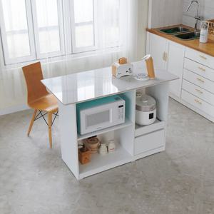 하임 아일랜드 홈바 세라믹 사각 상판 white