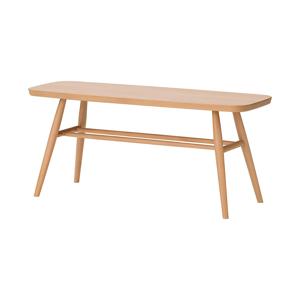 라운드 벤치 내추럴 너도밤나무