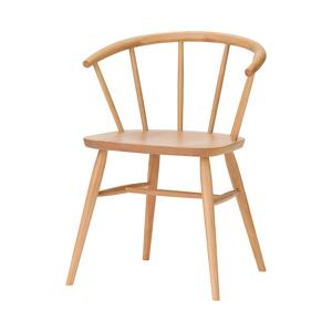 라운드 암 체어 내추럴 너도밤나무