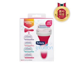 쉬크 인튜이션 혼합기획팩 기+날4입+쉬크 눈썹칼 프리미엄 4입 증정